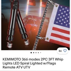 Whip lights for  new never out of box.